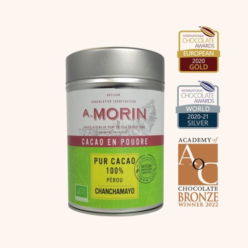 [bio-kakaopulver-peru-chanchamayo-morin] Edel Bio Kakaopulver 100% Peru Chanchamayo von Chocolaterie A. Morin